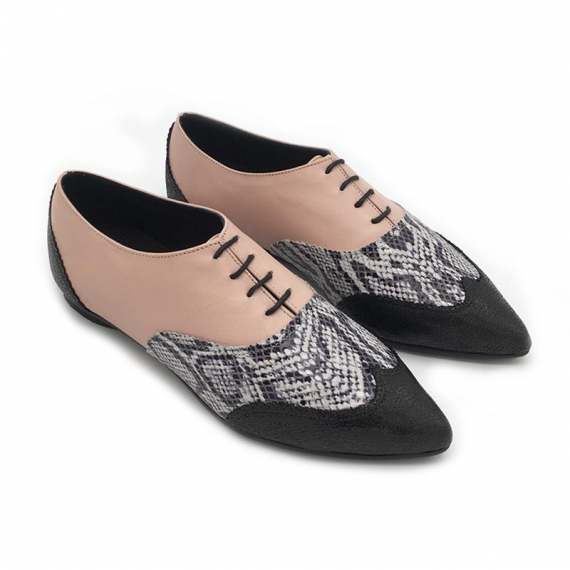 Classic pointy oxfords, Valerie pink