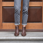 Heeled ankle boots, Sheryl in brown