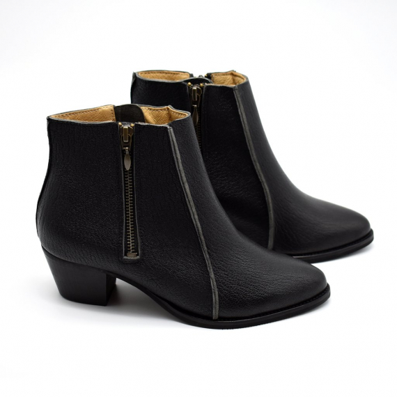 Heeled ankle boots, Sheryl in black