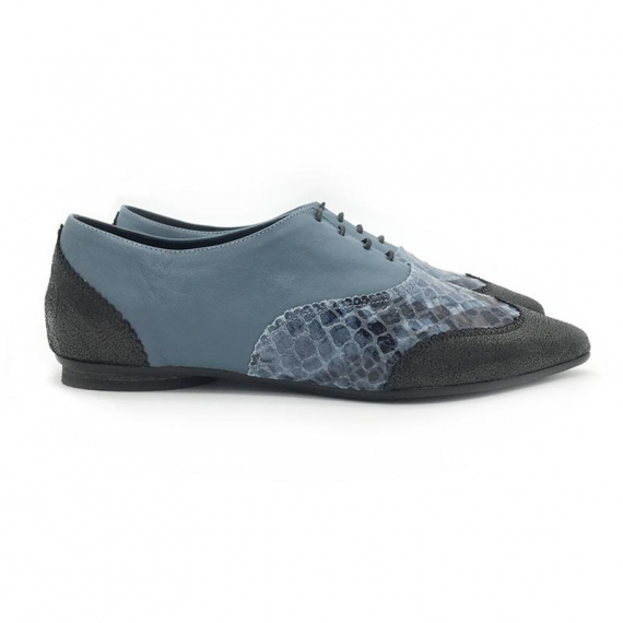 Classic pointy oxfords, Valerie blue