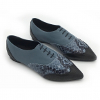 Classic pointy oxfords, Valerie blue