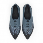 Classic pointy oxfords, Valerie blue