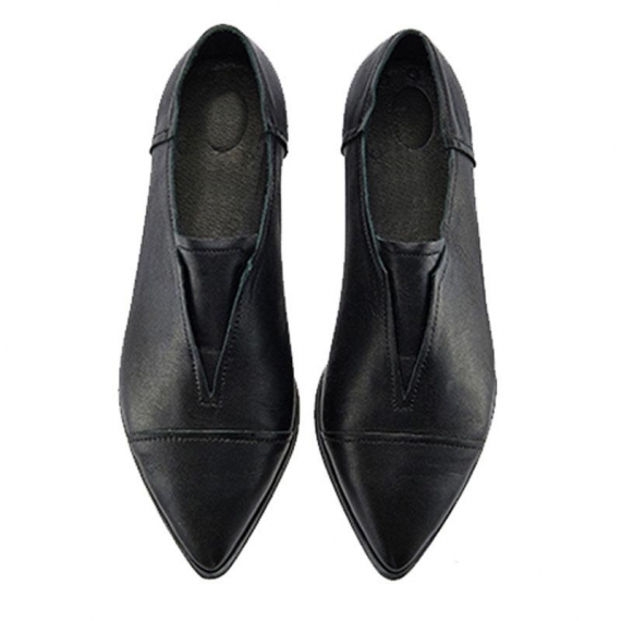 VEGAN Stella flat shoes, Black