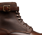 Aldershot Dark Brown Scotch Grain & Dark Brown Rough-Out Suede