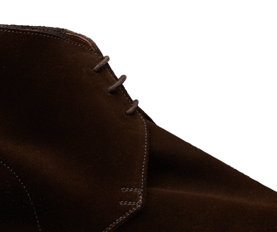 Chukka Dark Brown Suede