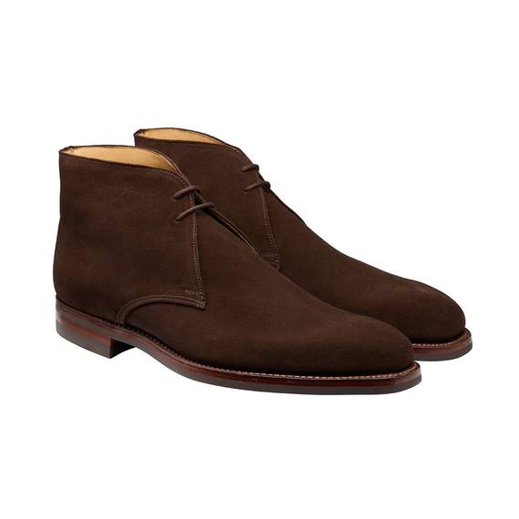 Tetbury Dark Brown Suede