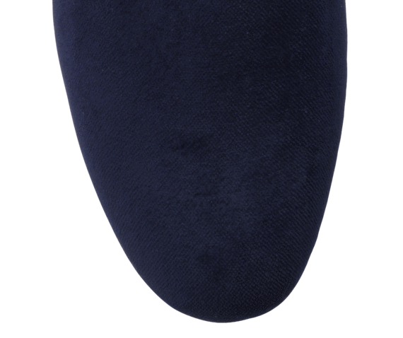 Plain Albert Navy Velvet