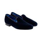 Plain Albert Navy Velvet