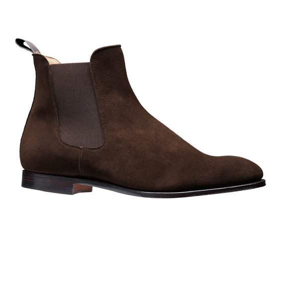 Bonnie Dark Brown Calf Suede