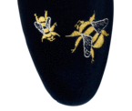 Bees Navy Velvet