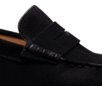 Genoa Black Calf Suede