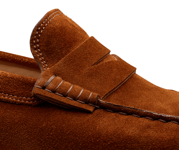 Genoa Polo Brown Suede