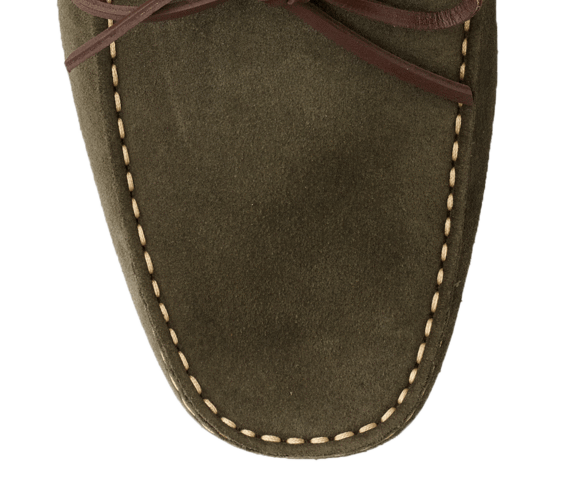 Napoli Earth Green Suede