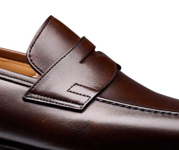 Sydney Dark Brown Burnished Calf