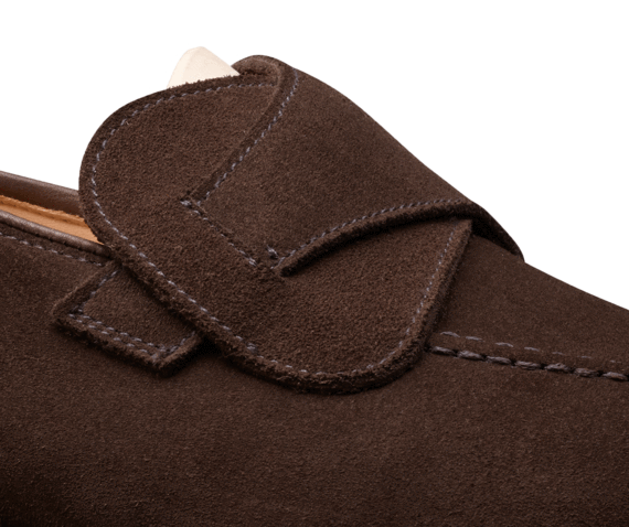 Selby Dark Brown Calf Suede