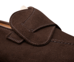 Selby Dark Brown Calf Suede