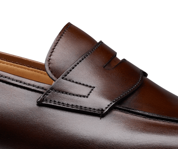 Grantham 2 Dark Brown Burnished Calf