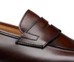 Grantham 2 Dark Brown Burnished Calf