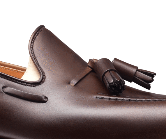 Cavendish Dark Brown Burnished Calf