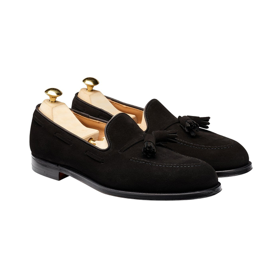 Cavendish Black Calf Suede