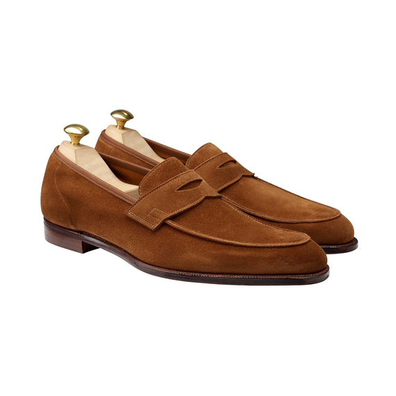 Cadogan Tobacco Calf Suede