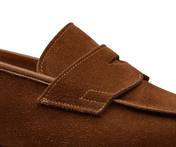 Cadogan Tobacco Calf Suede