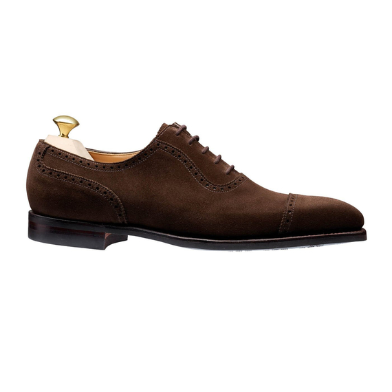 Westbourne Dark Brown Calf Suede