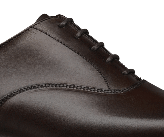 Hallam Dark Brown Burnished Calf