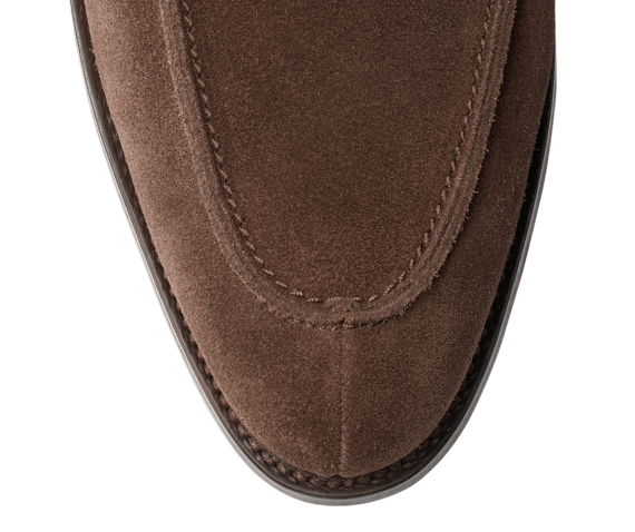 Hardwick Dark Brown Suede