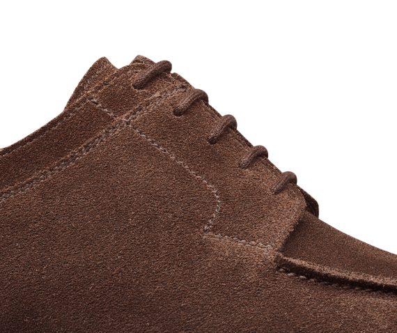 Hardwick Dark Brown Suede