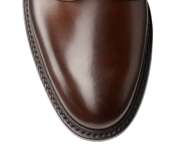 Lanark 3 Dark Brown Burnished Calf