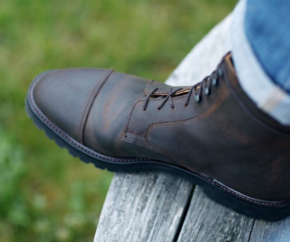 Coniston Dark Brown Rough-Out Suede