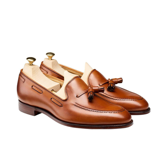 Carly Tan Burnished Calf